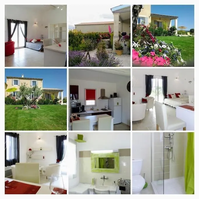 Apartment Gite Le Petit Luberon Coquelicot Coustellet